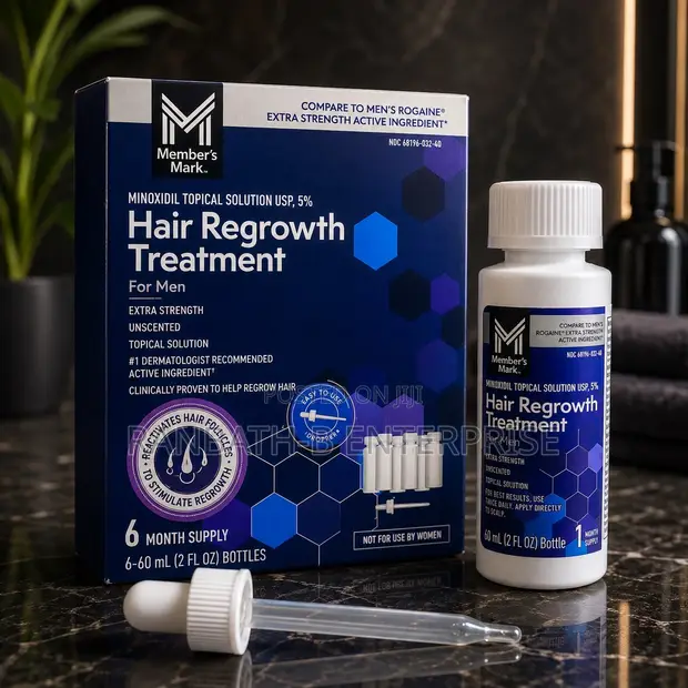 Member's Mark 5% Minoxidil Hair Regrowth Treatment - 6 Months - 1