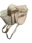 Handmade Beige Macrame Crochet Backpack - Unisex Ghana Made - 1
