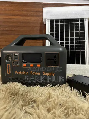 New Portable Power Station with Solar Panel