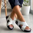 Women's Cross-Strap Platform Sandals - 2