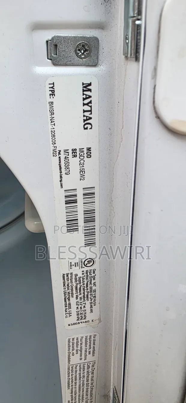 Maytag 28kg Gas Dryer MGDC215EW2 - 1