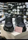 Alexander McQueen Black Chunky-Soled Low-Top Sneakers - 3