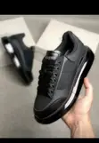 Alexander McQueen Black Chunky-Soled Low-Top Sneakers - 4