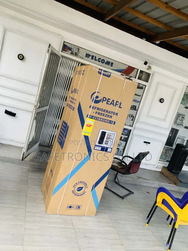 Brand New Pearl 2-Door Fridge PF-433BBGWD-1A - 1