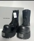 Black Balenciaga Giant Boots - 2