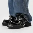 Balenciaga Chunky Platform Derby Shoes with Riveted Straps - 2