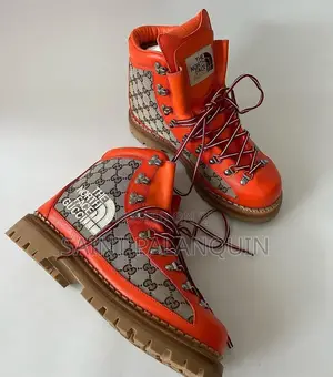 Gucci x The North Face GG Canvas Boots