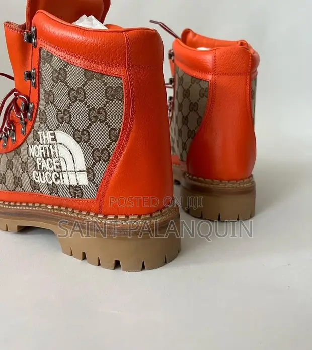 The North Face x Gucci GG Canvas Ankle Boots - 1