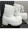 Balenciaga Alaska Low Boots - White Chunky Platform - 2