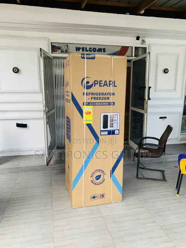 New Pearl 2-Door Fridge PF-433BBGWD-1A - 1
