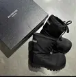 Balenciaga Alaska Low Boots - Black Leather/Canvas - 1
