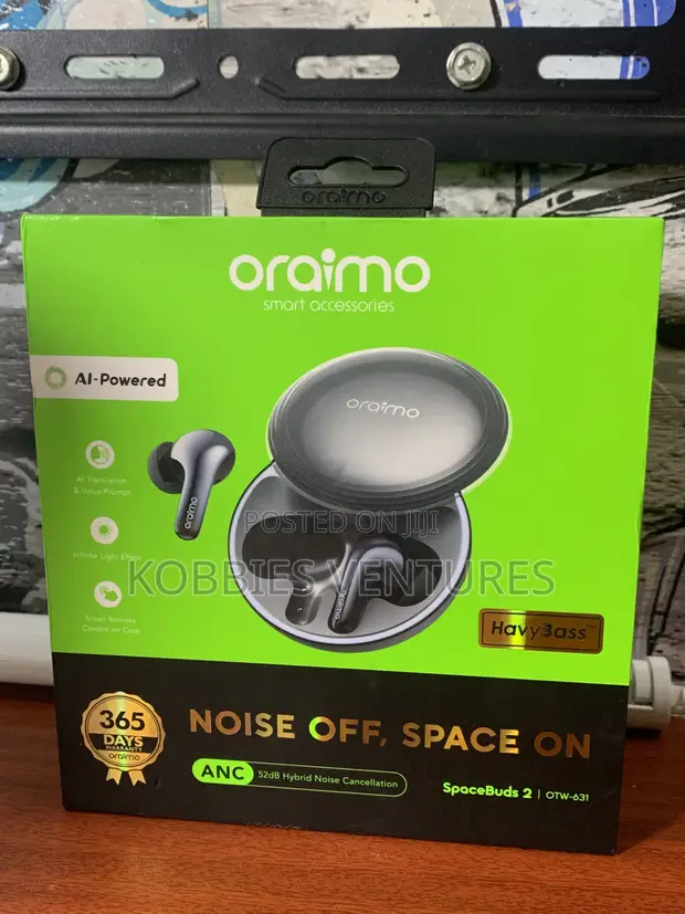 Oraimo SpaceBuds 2 AI Smart True Wireless Earbuds - 1