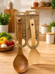 2pcs Bamboo / Wooden Ladle Set - 1