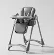 Baby/Toddler Multifunctional High Feeding Chair - Grey - 1