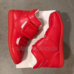Maison Margiela Clinic High-Top Leather Sneakers