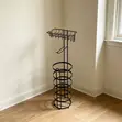 Freestanding Metallic Toilet Roll Holder - 2