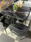 Marble Dining Table Set (4 Chairs) - 2