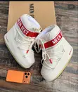 White Moon Boot Snow Boots with Red Logo Strap - 2