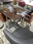 Stylish Glass Dining Table Set (4 Seater) - 3