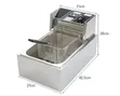 2500W 6L Electric Deep Fryer with Temperature Control - 3
