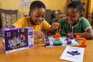 34-Piece Electronic Circuit Learning Kit - 70+ Projects for Kids