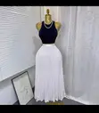 Women's Pleated Maxi Skirt - 4
