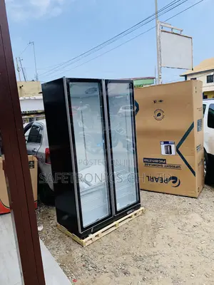 Pearl 690-Liter 2-Door Glass Display Fridge (PVC-801-27AA)