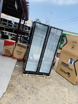 New Pearl 690-Liter 2-Door Glass Display Fridge (PVC-801-27AA)