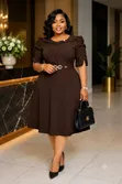 Zori Ladies Flare Office Dress - 3