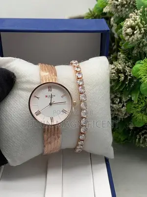 Curren Ladies Watch + Bracelet Set