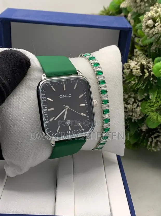 Unisex Casio Watch + Bracelet Set - 1