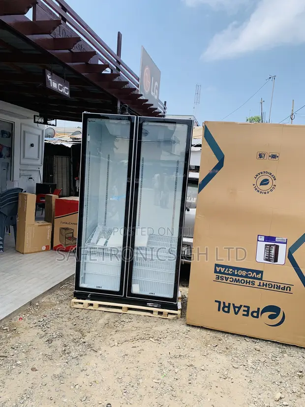 Pearl 690L 2-Door Glass Display Fridge (PVC-801-27AA) - 1