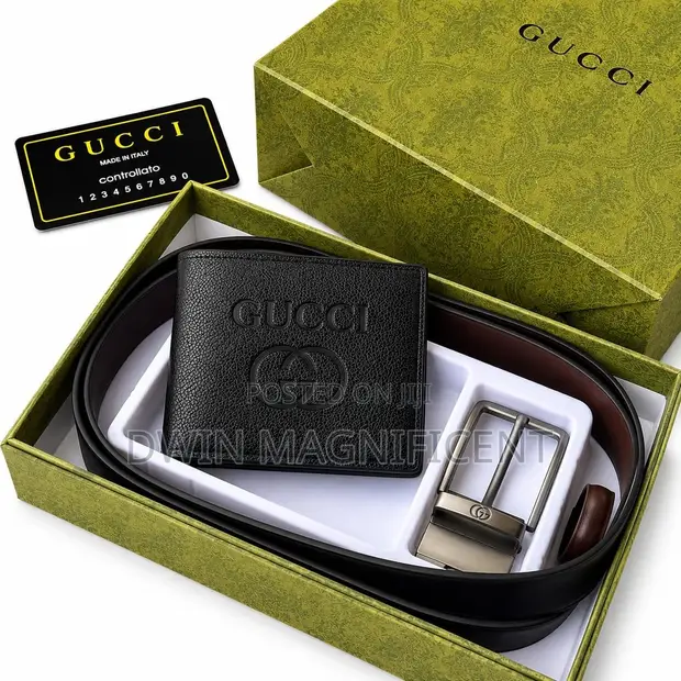 Special Gucci Wallet + Belt - 1