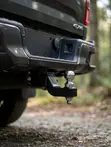 Heavy-Duty Tow Hitch with Chrome Ball - 1