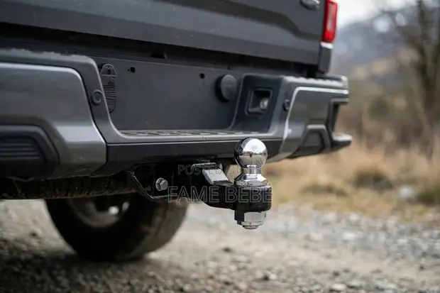 2-in-1 Tow Hitch with Tow Ball & Hook - 1