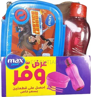 Disney Cartoon Lunch Bowl and Water Bottle Set