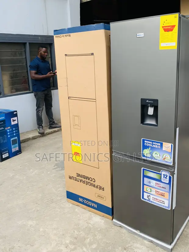 Nasco 260L Double Door Fridge (Nasd2-36) - 1