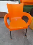 Plastic Chairs with Metal Legs for Sale - 2