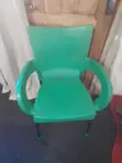 Plastic Chairs with Metal Legs for Sale - 3