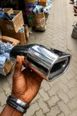 Curved Chrome Exhaust Tip - Stylish & Sporty - 2