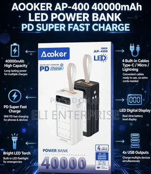Aooker AP-400 40000mAh LED Power Bank