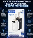 Aooker AP-400 40000mAh LED Power Bank - 1