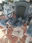 Black Leather Counter Chair - 2