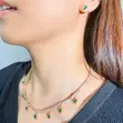 Jewelry Set: Necklace, Bracelet, Earrings - 4