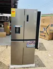 New Pearl PF-613MDIXWD-1A Side by Side 4 Door Fridge (Gray) - 2