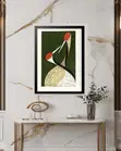 A3 Framed Abstract Botanical Art - 1
