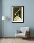 A3 Framed Abstract Botanical Art - 2