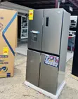 Pearl Side-by-Side 4-Door Refrigerator (Gray) - 1