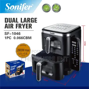 Sonifer Dual Large Air Fryer SF-1046