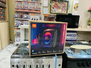 New JBL PartyBox Encore Essential Portable Party Speaker with 2 Mics